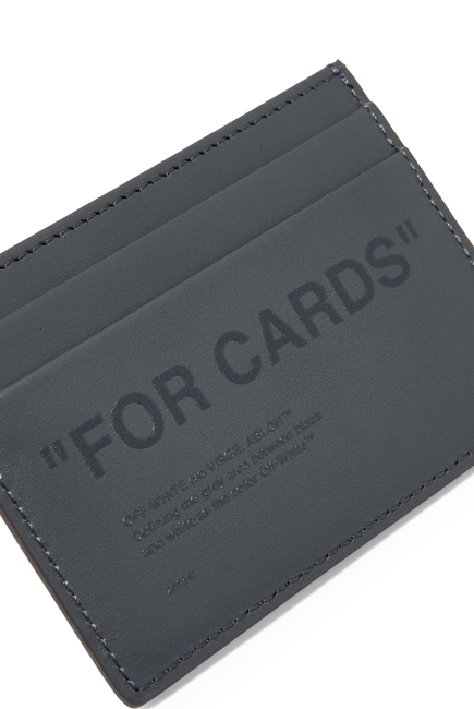 حافظة بطاقات بعبارة For Cards